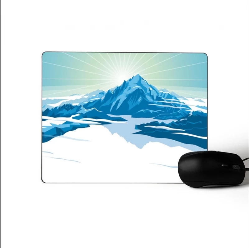 Tapis de souris - Mont Blanc