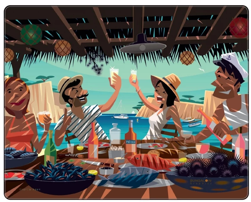 Tapis de souris Cabanon